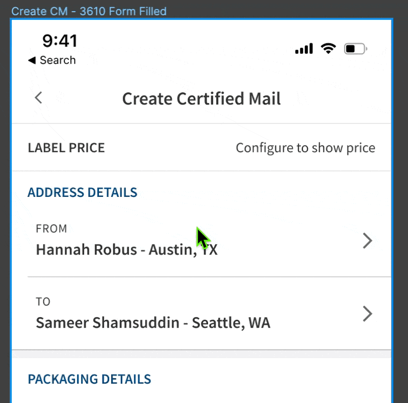 Animation: A robust version of the same component, when edited with a longer string, naturally wraps and grows to accommodate the contents.