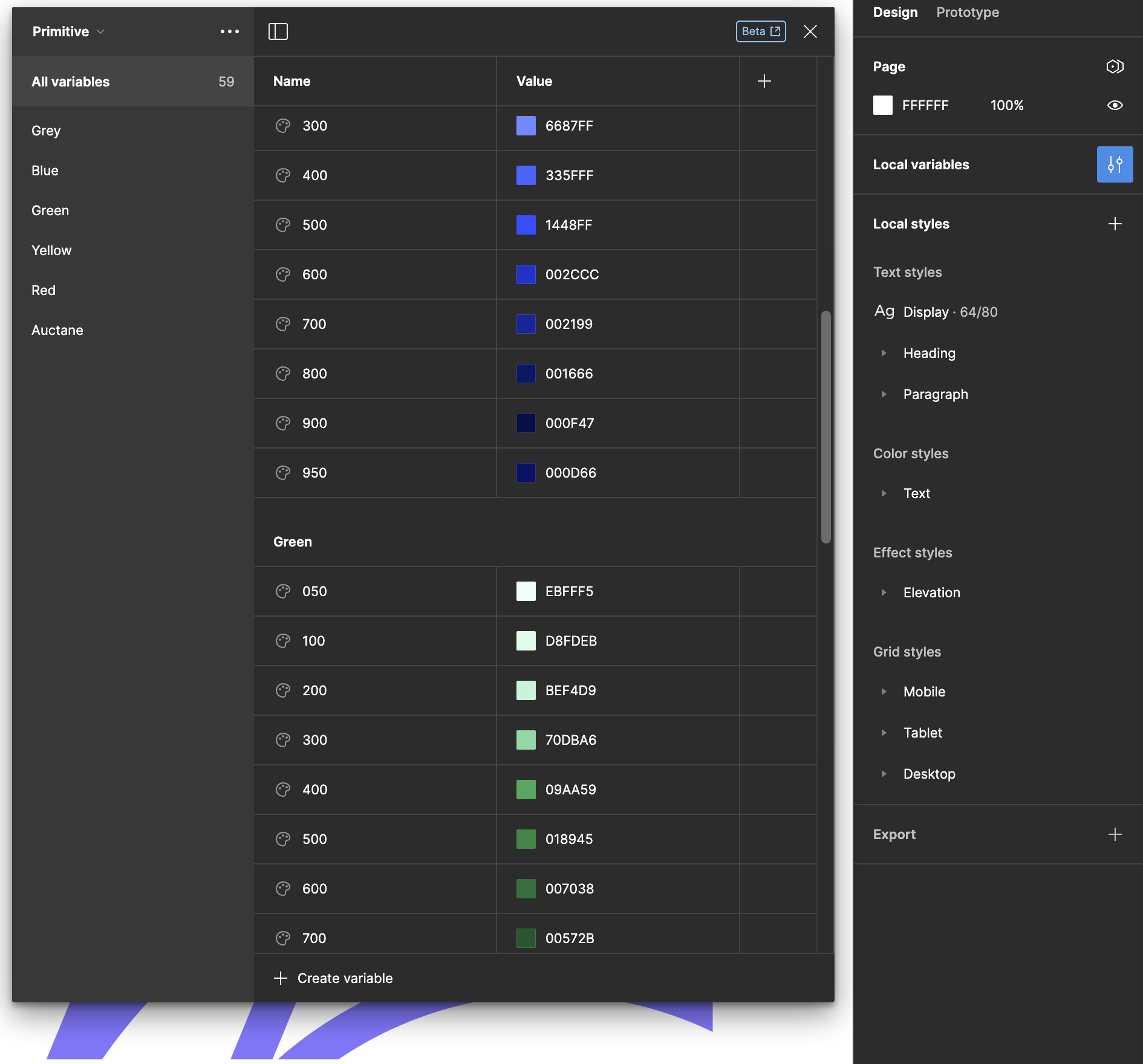 Variables defining the primitive UI colors that would be shared by all Auctane brands. Colors use 000-999 naming convention to indicate if shade is correct contrast in color pairs.